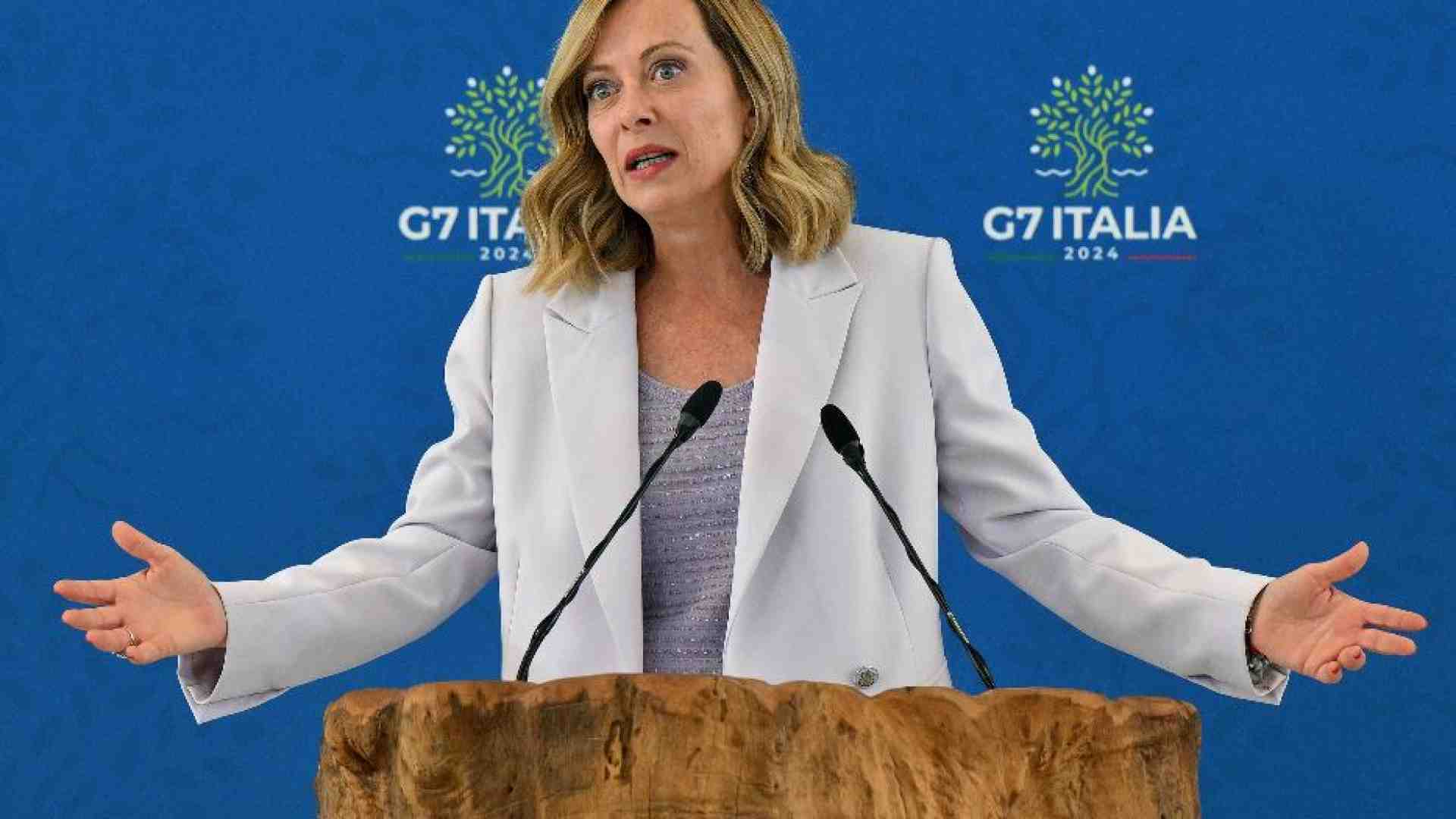 Immagine di Meloni: dimostrata compattezza tra i leader, G7 aperto alle sfide globali