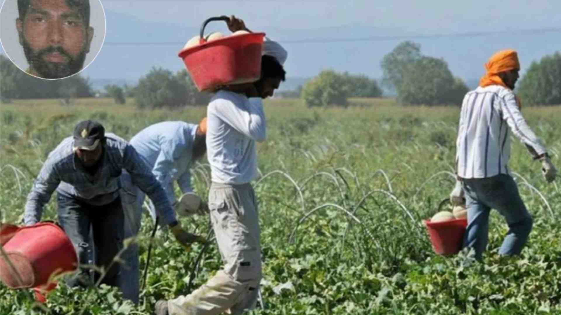 Immagine di Satnam, morto di caporalato. L'avevano lasciato davanti a casa senza un braccio