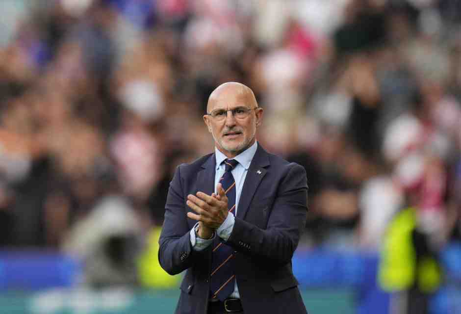 Luis de la Fuente (foto Ap, via LaPresse)