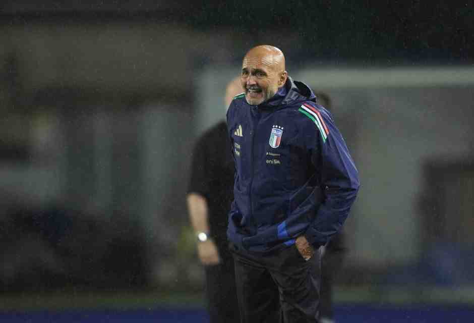 Luciano Spalletti (foto Ap, via LaPresse)