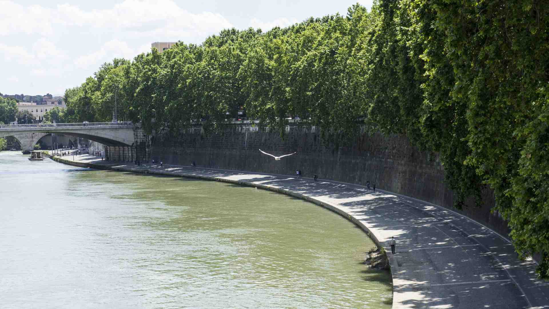 Immagine di Scomparsa la ciclabile sul Tevere, in compenso ci sono le tendopoli