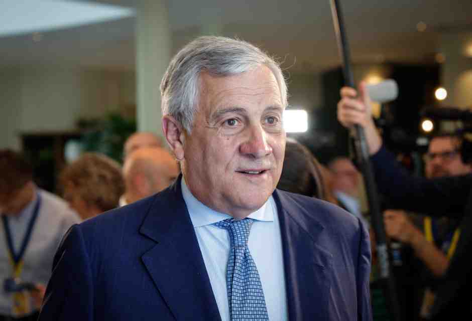 &nbsp;Antonio Tajani - foto Ansa