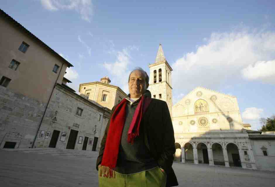 Giorgio Ferrara nel 2008 da direttore del Festival dei due mondi di Spoleto (LaPresse)<br />
