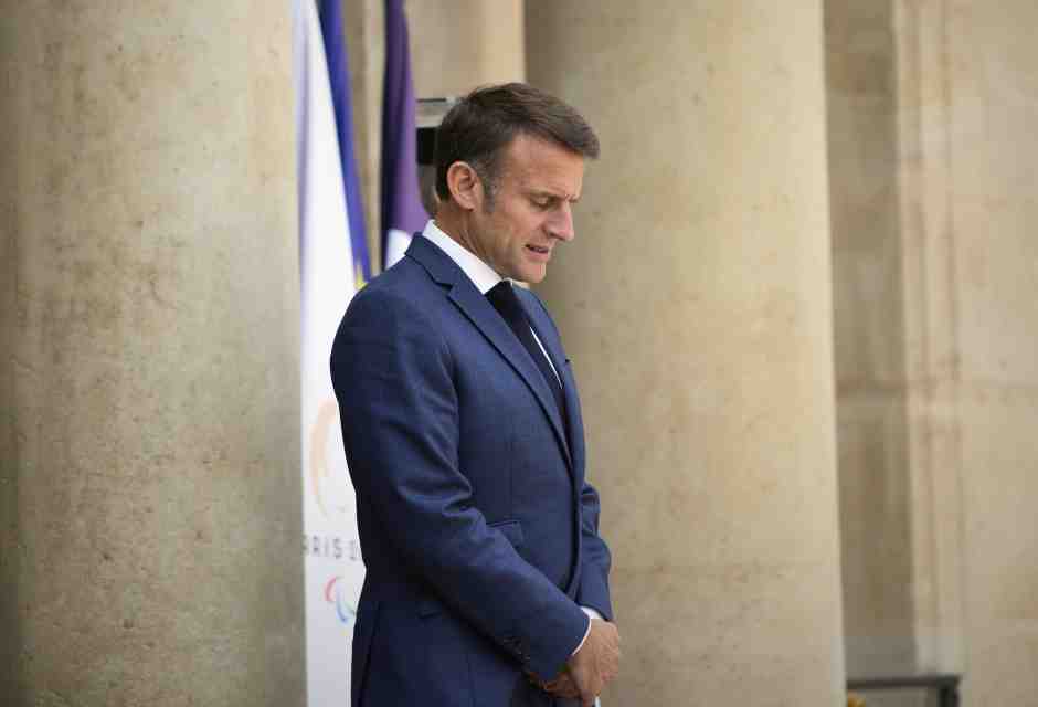 &nbsp;Emmanuel Macron - foto via Getty Images