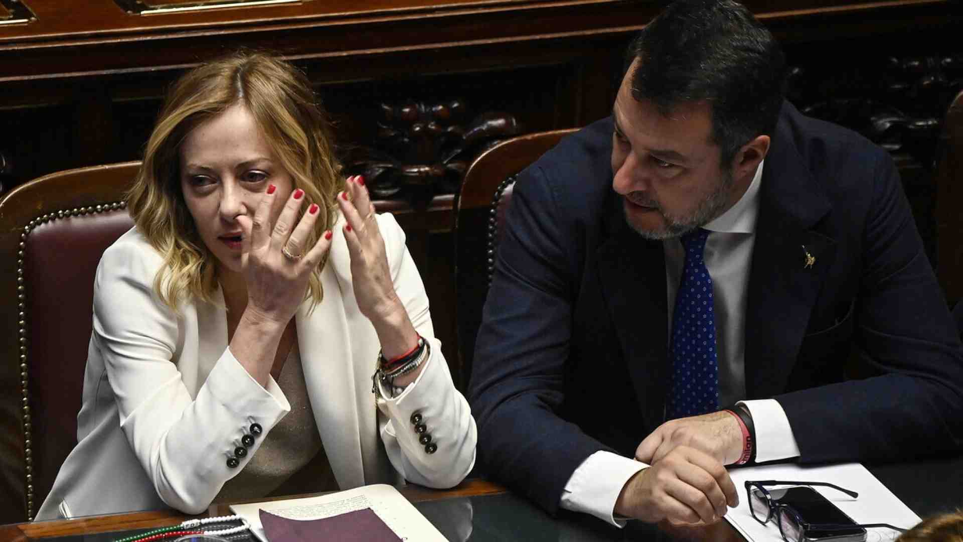 Immagine di Giorgia e il salvinone. Eterno schema di un guastafeste ripetitivo
