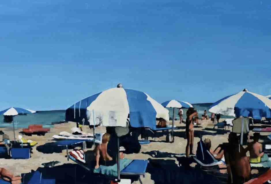 Daniele Galliano, Untitled, olio su tela, 2023<br />