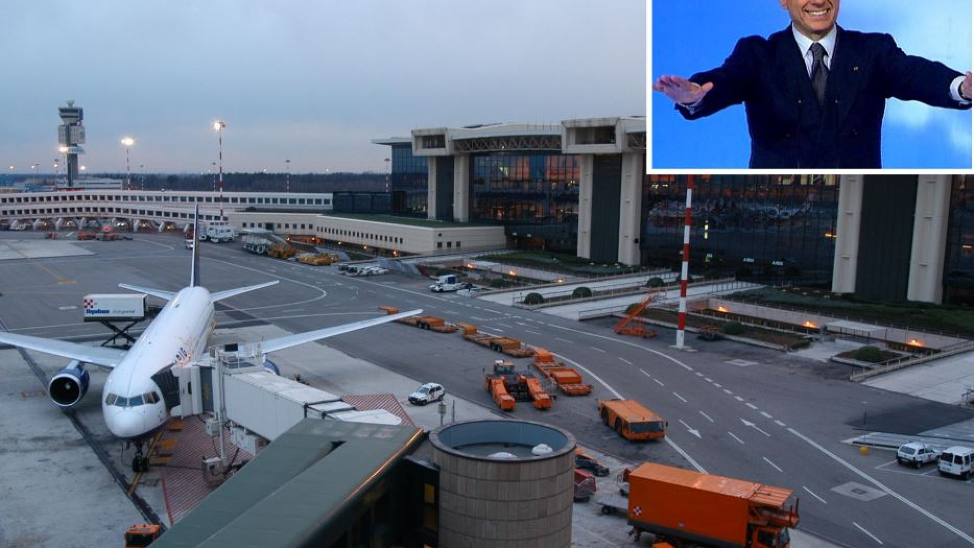 Immagine di L'aeroporto di Malpensa è stato ufficialmente intitolato a Silvio Berlusconi