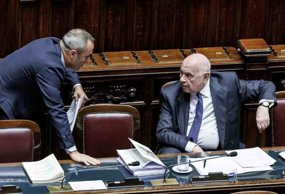 Enrico Costa e Carlo Nordio (foto LaPresse)&nbsp;<br />