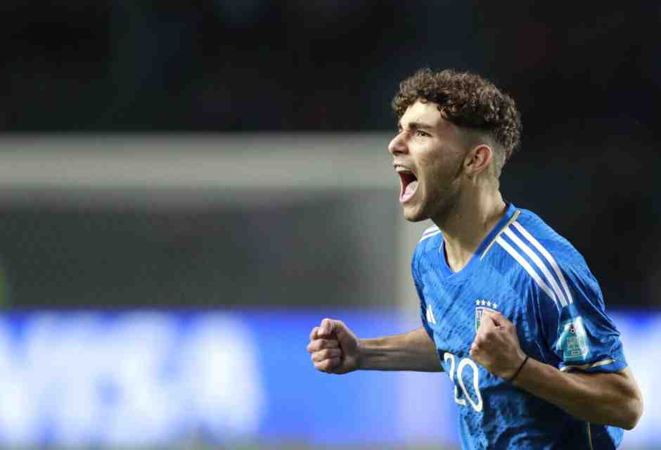 Simone Pafundi (foto Epa, via Ansa)