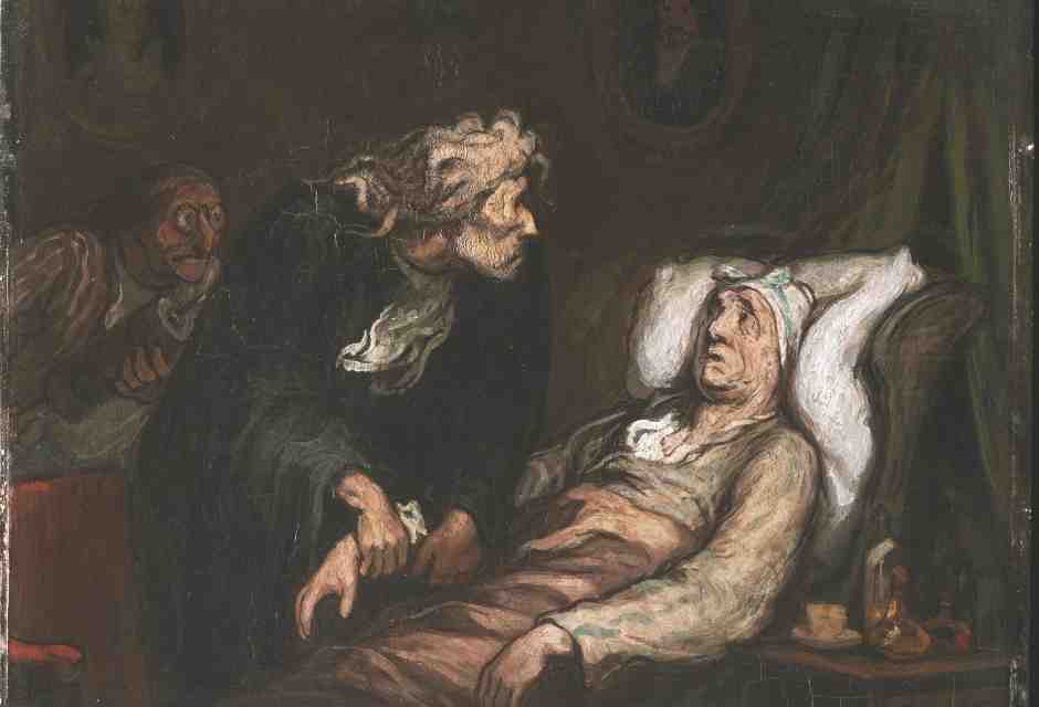 Le Malade imaginaire di Honor&eacute; Daumier&nbsp;<br />