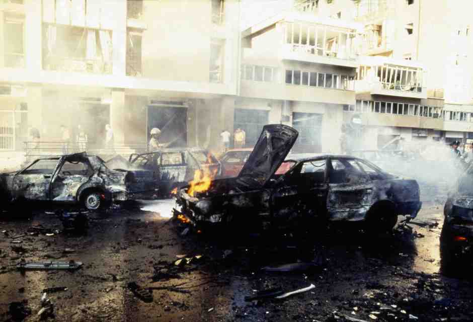 Palermo 19-07-1992, strage di via D'Amelio in cui perse la vita il giudice Borsellino (©lapresse archivio storico) <br />