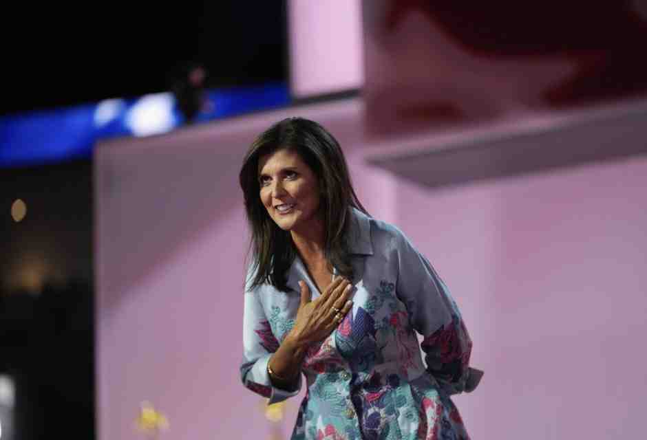 Nikki Haley (foto Ap, via LaPresse)