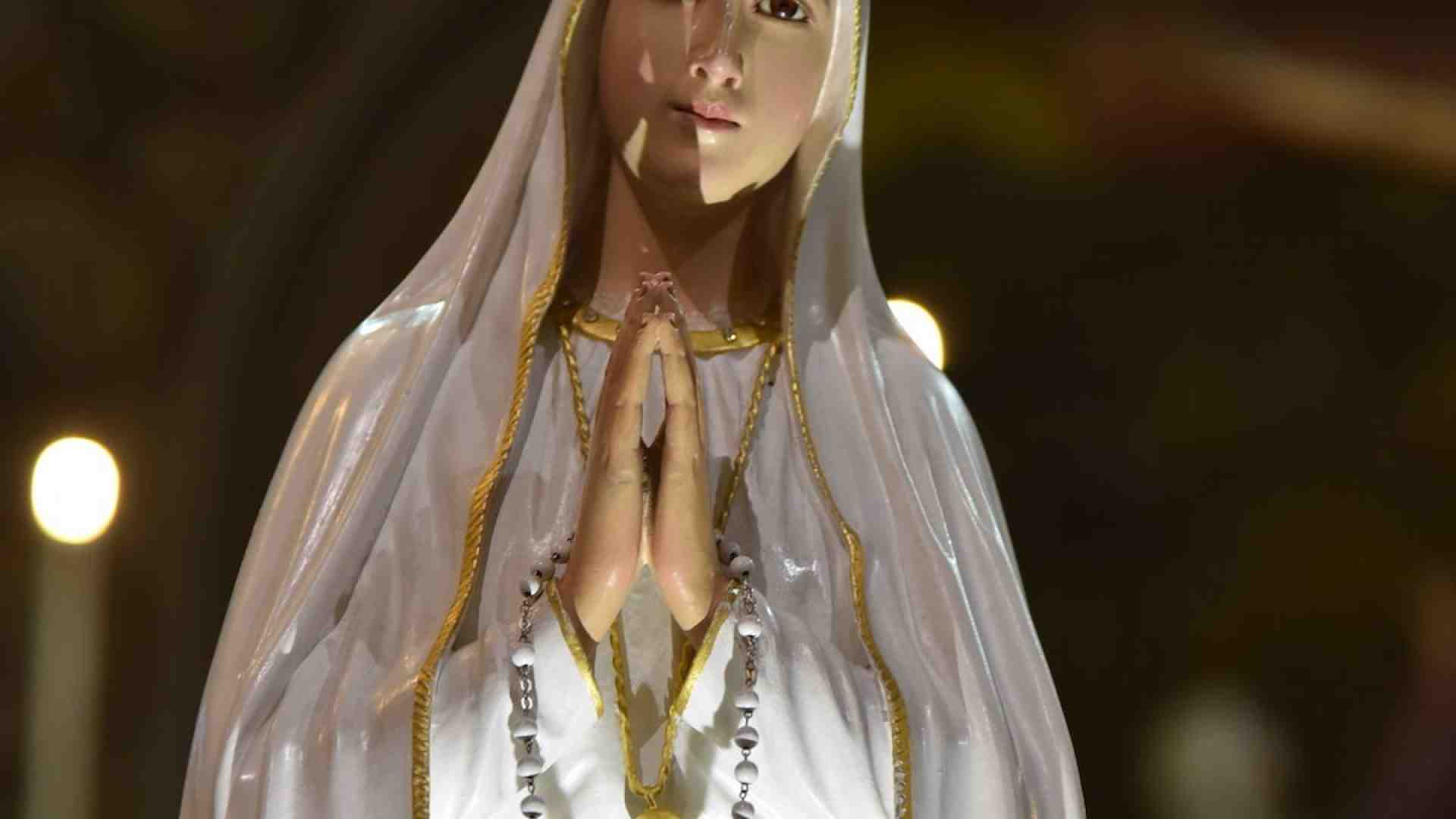 Immagine di In Lessinia la statua della Madonna di Fatima