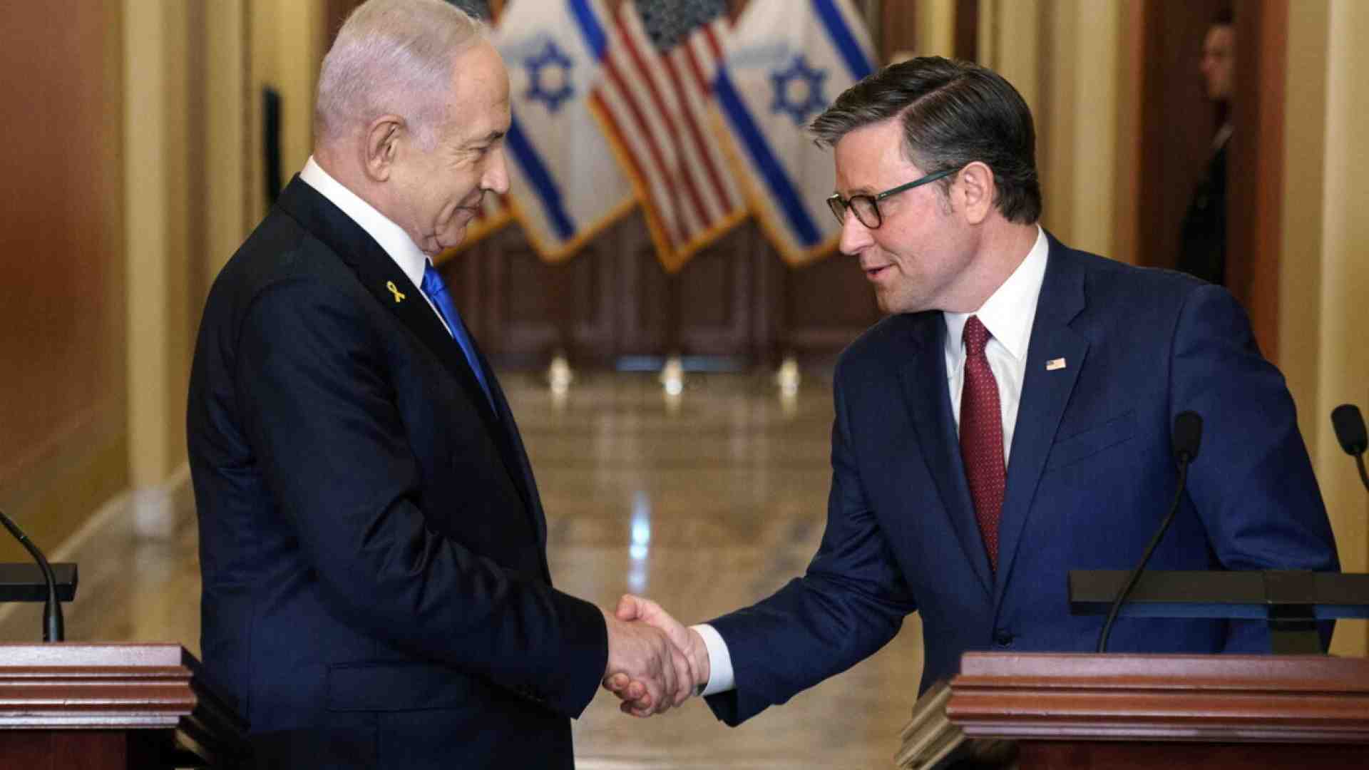 Immagine di Serve unità, ha detto Netanyahu al Congresso. I giusti ringraziamenti a Biden