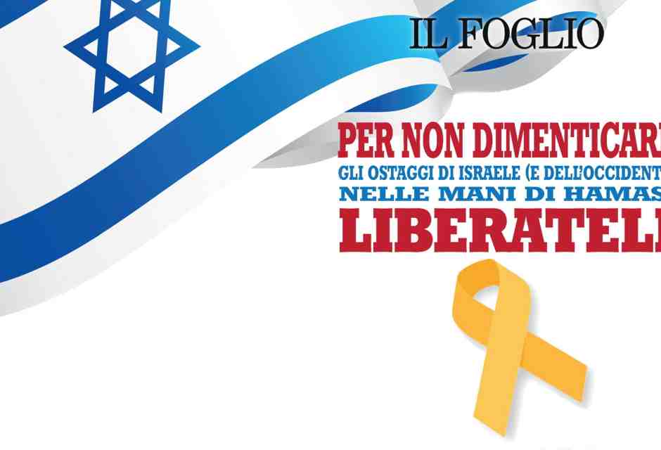 Una spilla per ricordare gli ostaggi nelle mani di Hamas