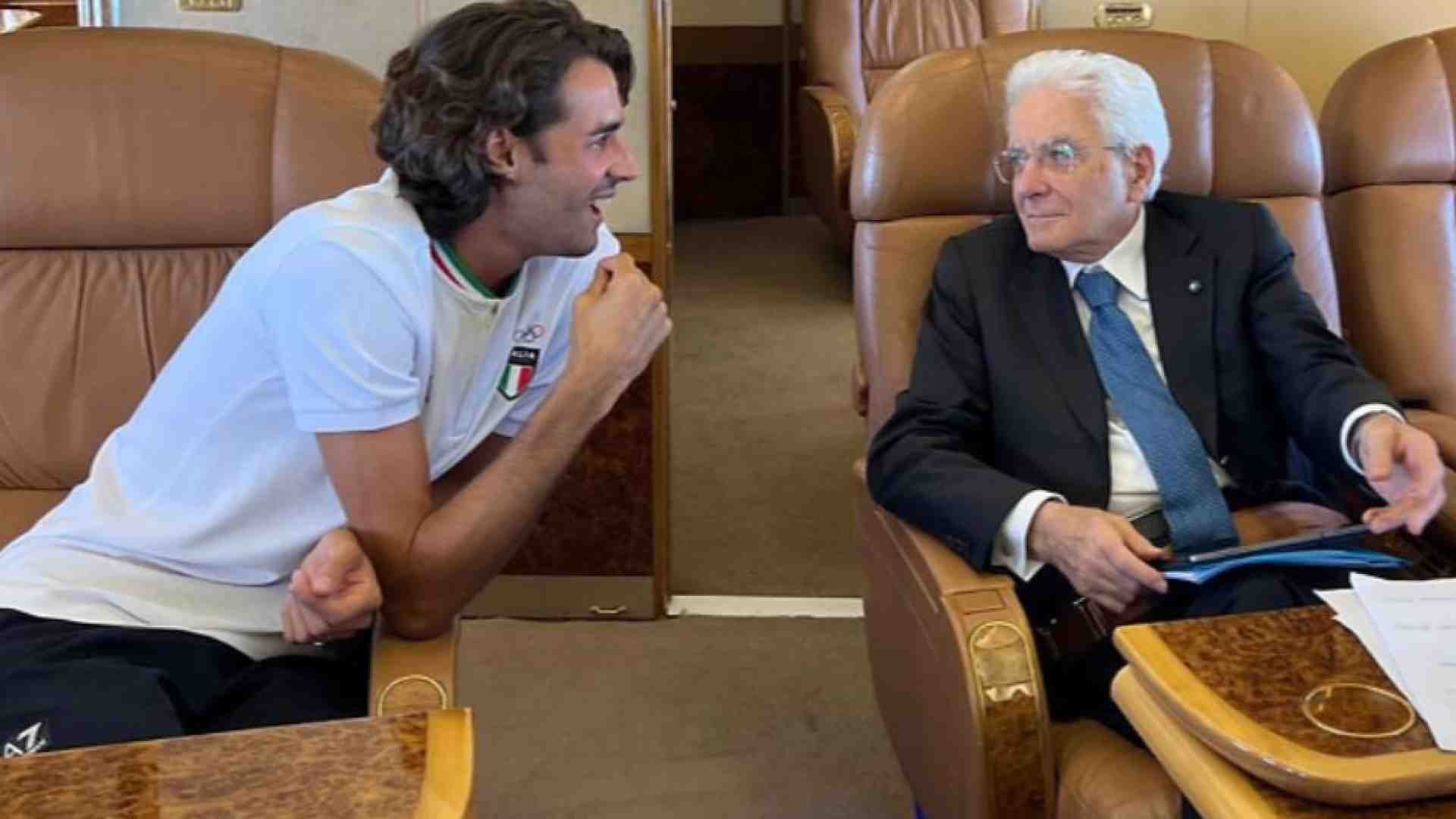 Immagine di Mattarella primo cittadino e primo tifoso d’Italia