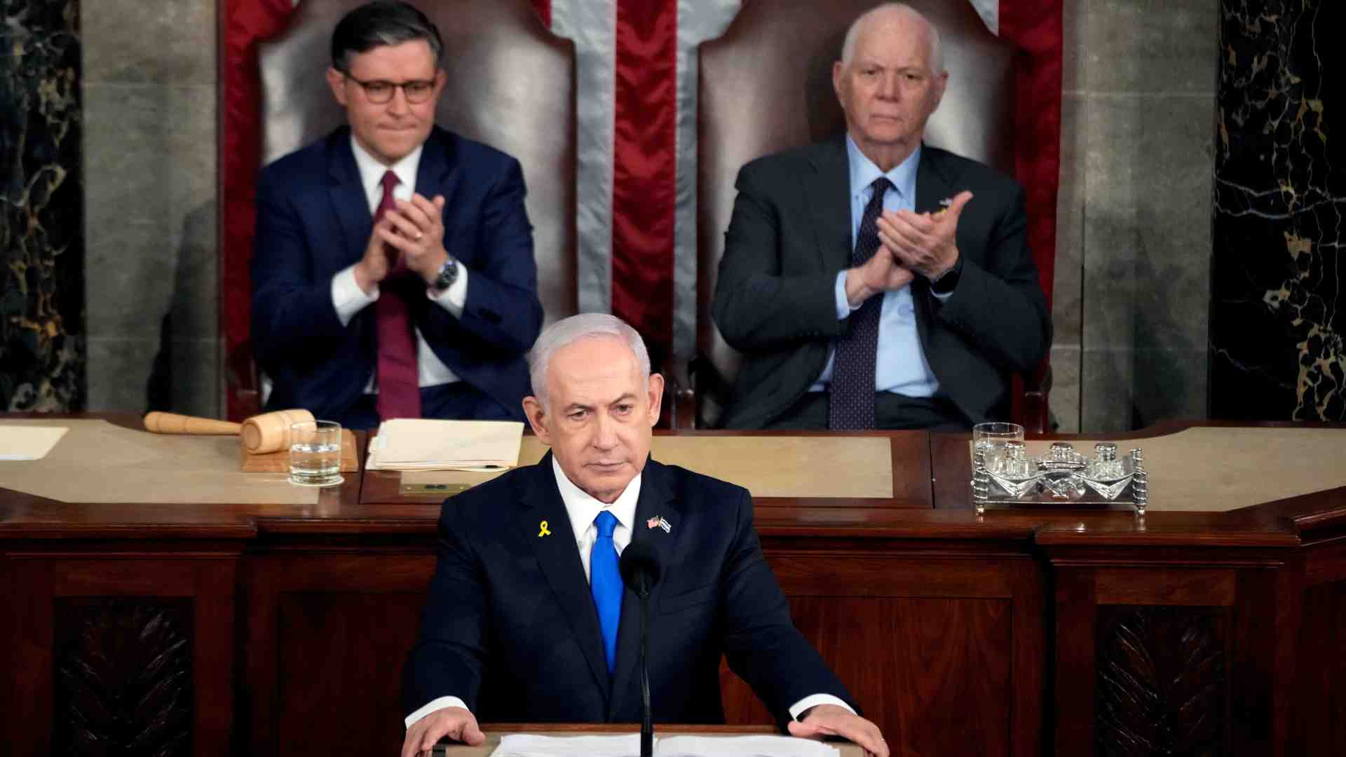 Immagine di Le parole di unità di Netanyahu al Congresso americano
