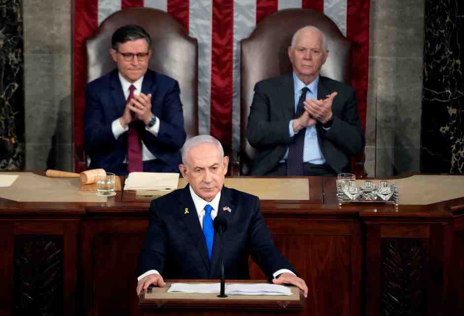 Le parole di unità di Netanyahu al Congresso americano