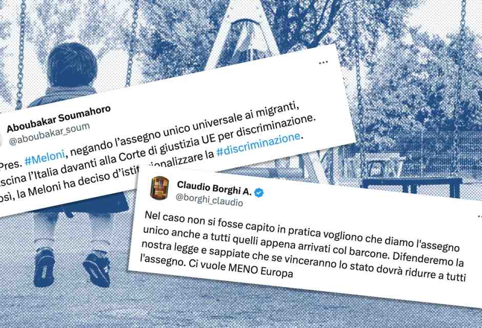 Borghi, Soumahoro e la doppia (falsa) propaganda sull'assegno unico