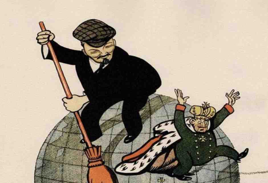 Poster di propaganda leninista degli anni Venti (Wikipedia)