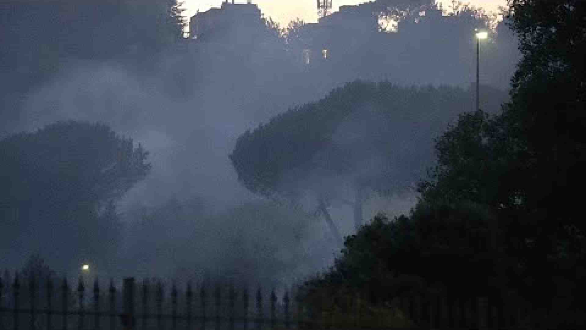 Immagine di Paura a Roma, a fuoco alcuni quartieri fino a Monte Mario