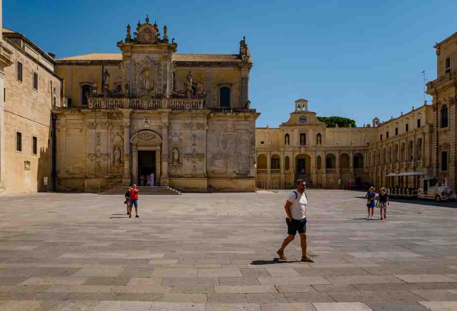 &nbsp;Una foto di Piazza Duomo a Lecce - foto via Getty Images