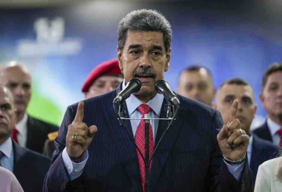 &nbsp;Nicolas Maduro alla Corte Suprema di Caracas (LaPresse)<br />