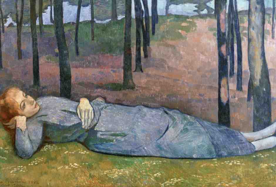 Emile Bernard, "Madeleine nel bosco d'amore" 1888 (Wikipedia)