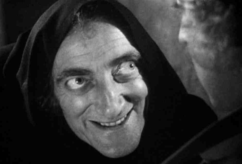 Marty Feldman in "Frankenstein junior"