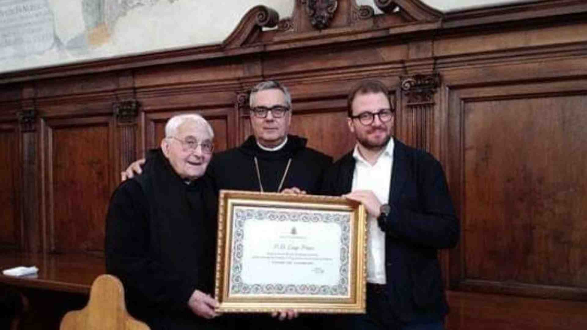 Immagine di Dom Luigi Priori sacerdote da 80 anni, festa in monastero