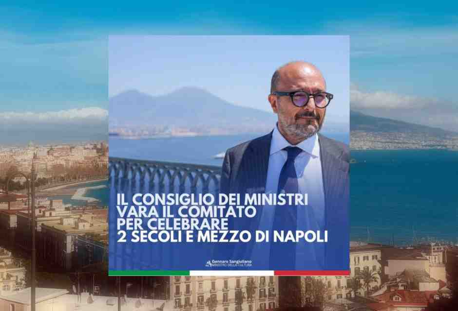 L'ultima gaffe di Sangiuliano: "Celebriamo i 2 secoli e mezzo di Napoli", ma in realtà sono 2500 anni