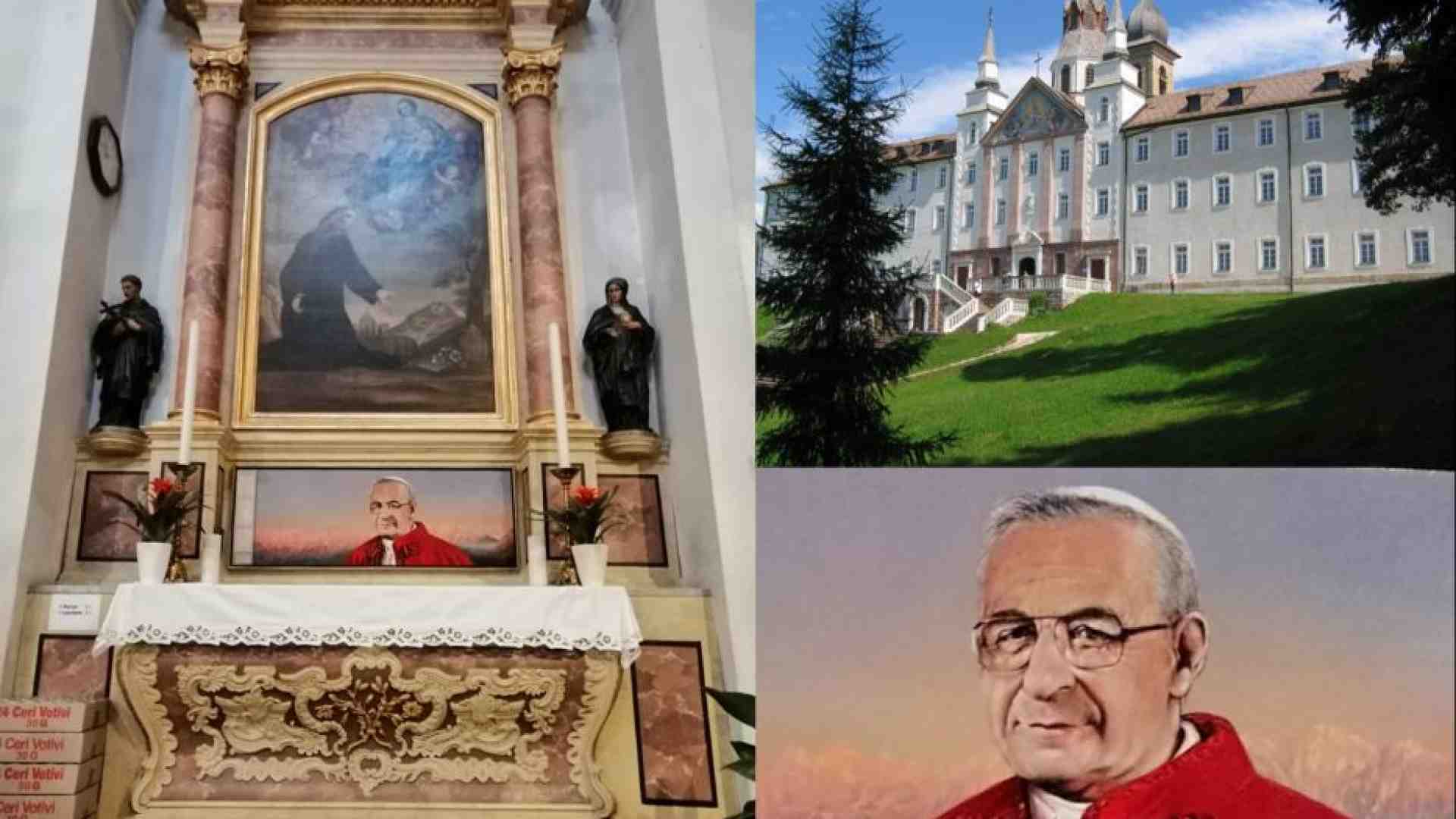 Immagine di Un ritratto sullo sfondo del Catinaccio: così papa Luciani torna a Pietralba