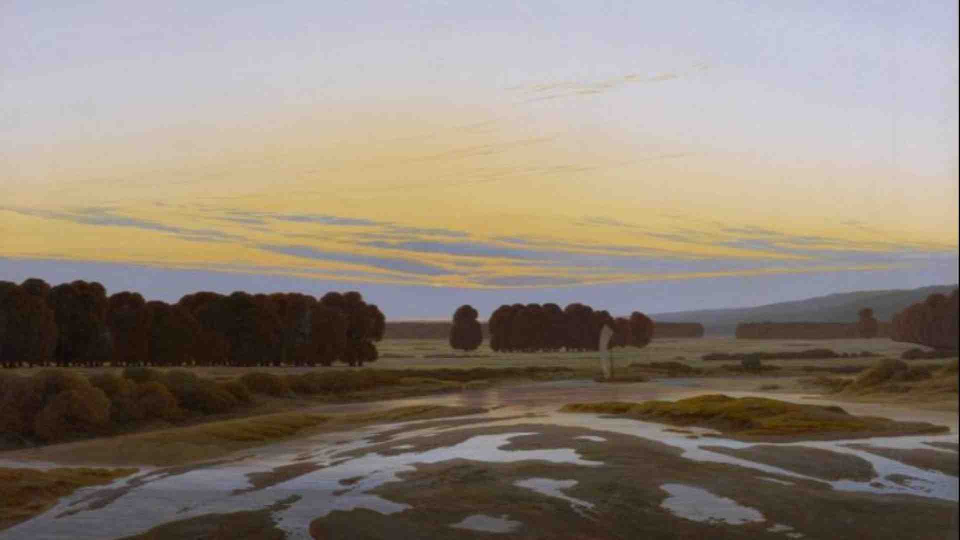Immagine di La romantica Dresda nei colori di Caspar David Friedrich