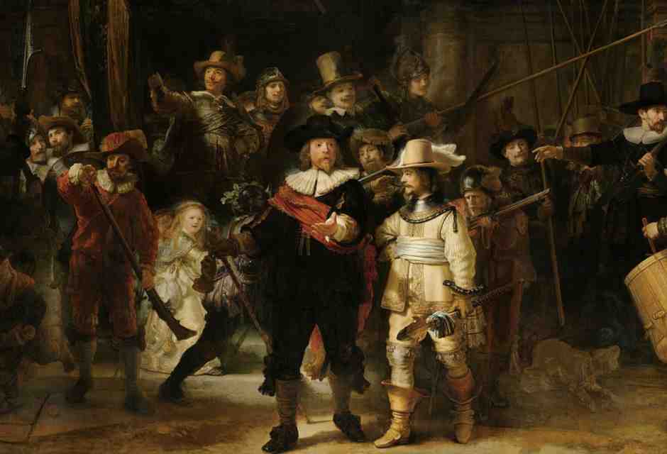 Rembrandt, "La ronda di notte" (Wikipedia)
