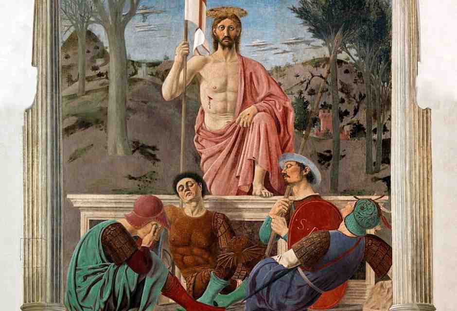 &nbsp;&ldquo;La pi&ugrave; bella pittura del mondo&rdquo; su una parete del Museo Civico di Sansepolcro