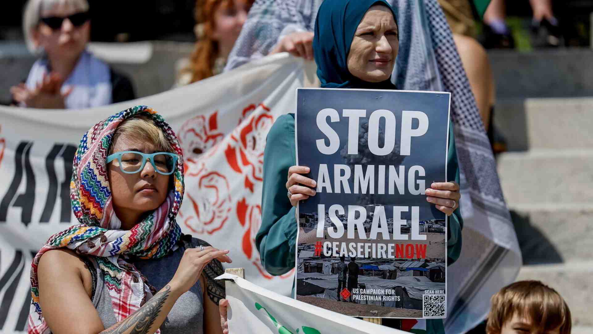 Immagine di Alla convention di Chicago va in scena la protesta pro pal degli "uncommitted"