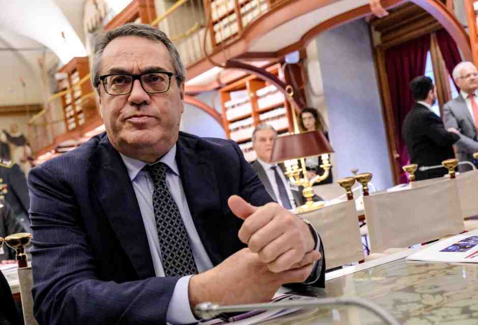 Il garante nazionale dei detenuti Felice Maurizio D Ettore - foto LaPresse