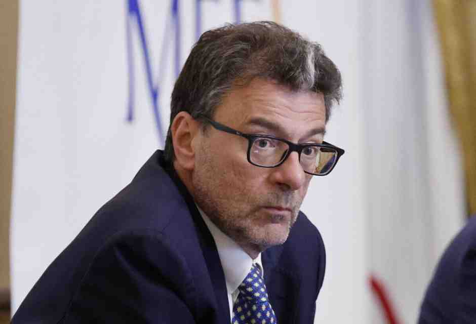 Giancarlo Giorgetti - foto Ansa
