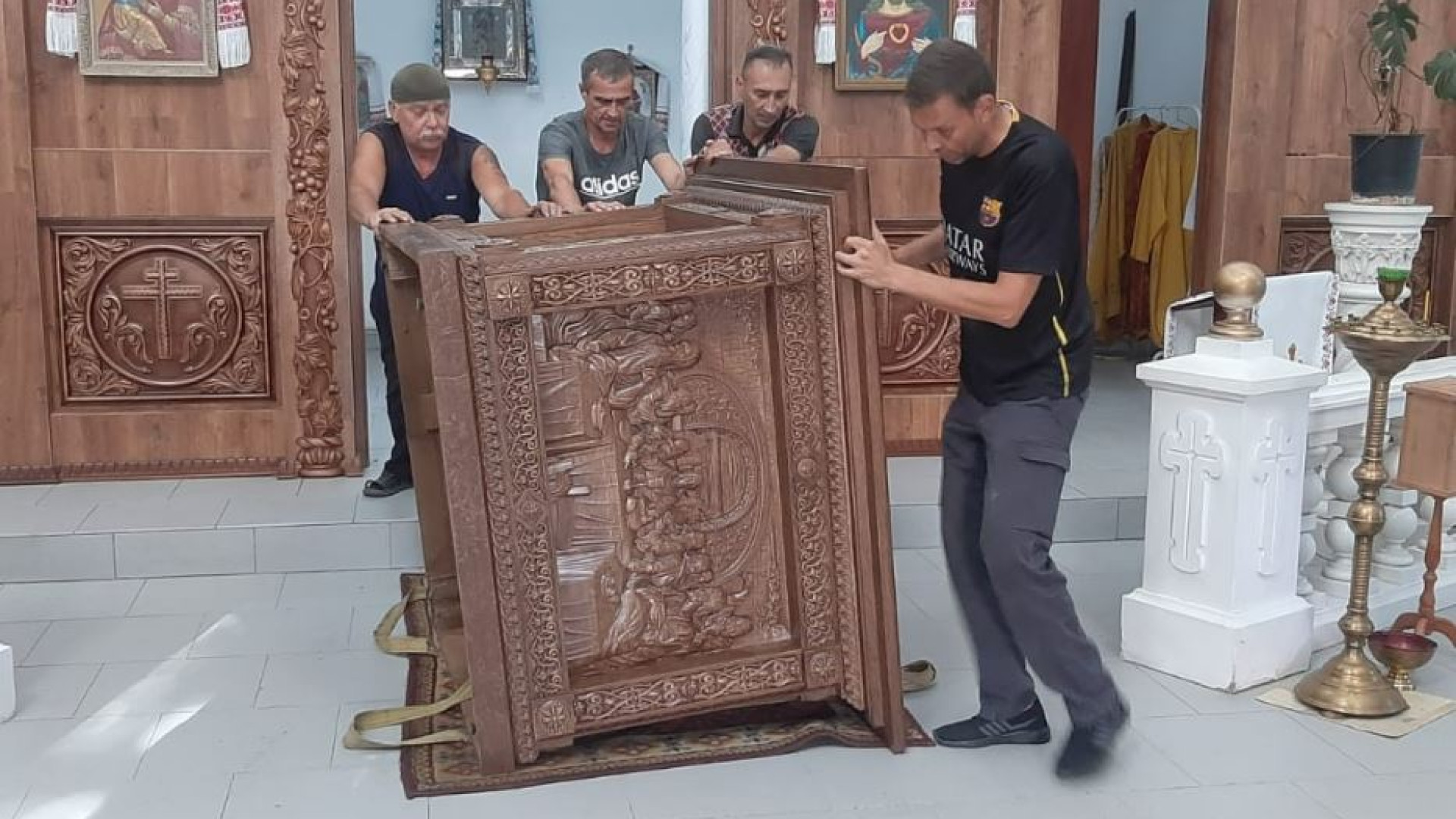 Immagine di Svuotata la chiesa a Myrnohrad, la città della pace assediata dai russi