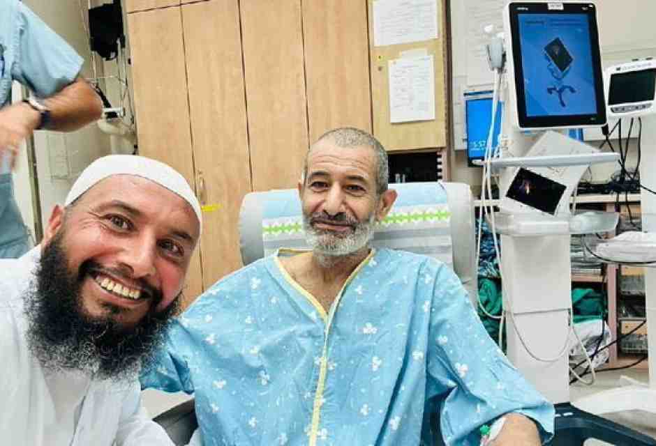 &nbsp;Farhan al Qadi &egrave; tornato in Israele - foto dal profilo Twitter @Israel, credits dell'Ospedale di Soroka