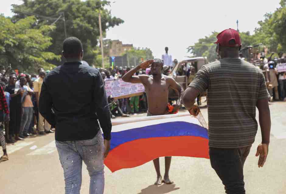 Il colpo di stato in Burkina Faso il 2 ottobre del 2022 - foto Ansa
