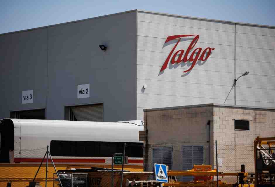 Stabilimento Talgo Las Matas, il 27 agosto 2024 a Las Rozas, Madrid (Foto di Alejandro Martinez Velez/Europa Press via Getty Images)&nbsp;<br />