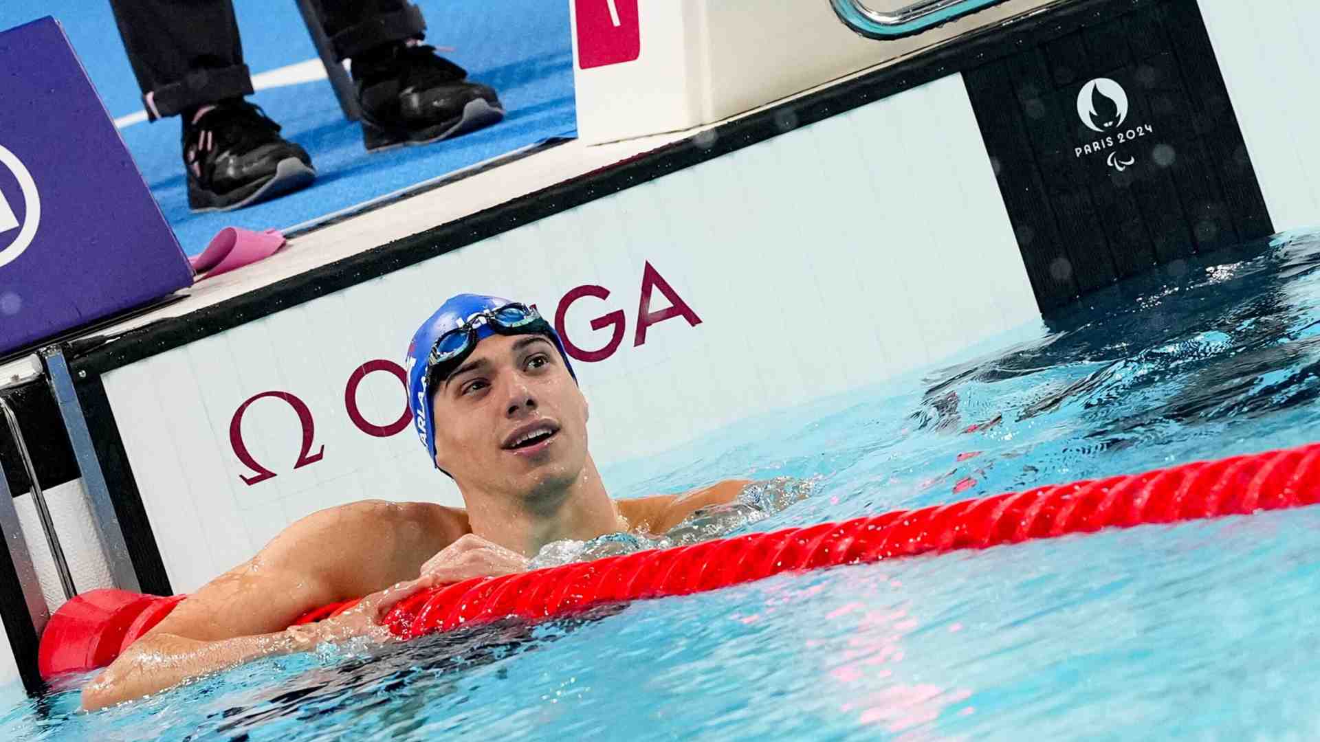 Immagine di Simone Barlaam: il fenomeno rinato in piscina
