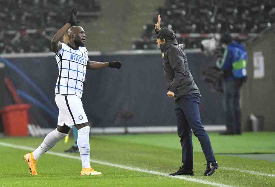 Romelu Lukaku e Antonio Conte (foto LaPresse)