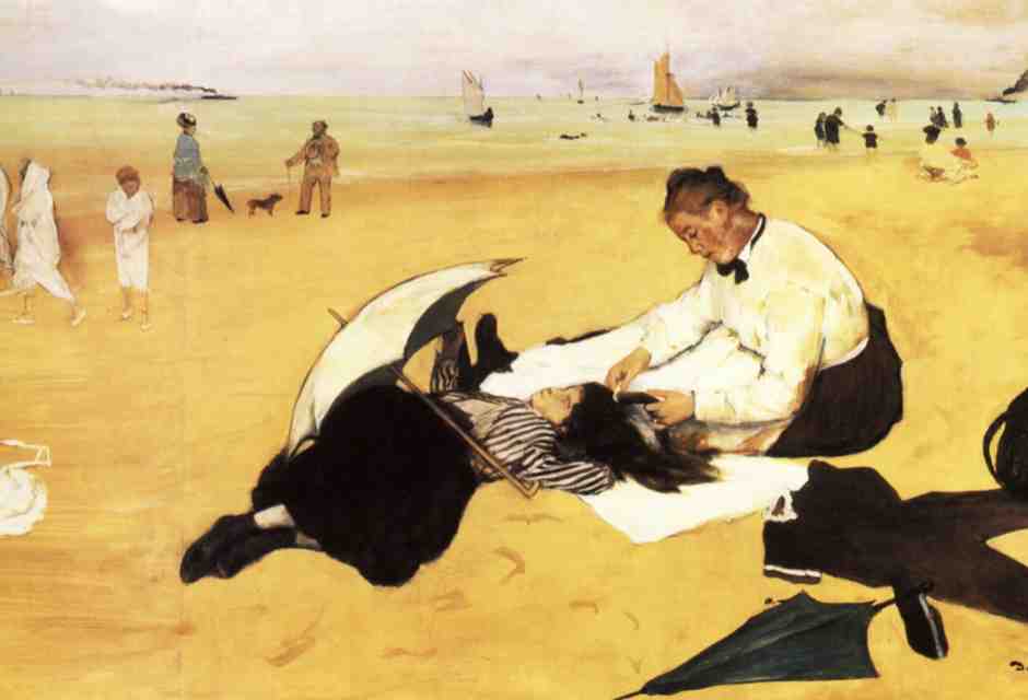 Edgar Degas, "Scena da spiaggia", 1887 (wikipedia)