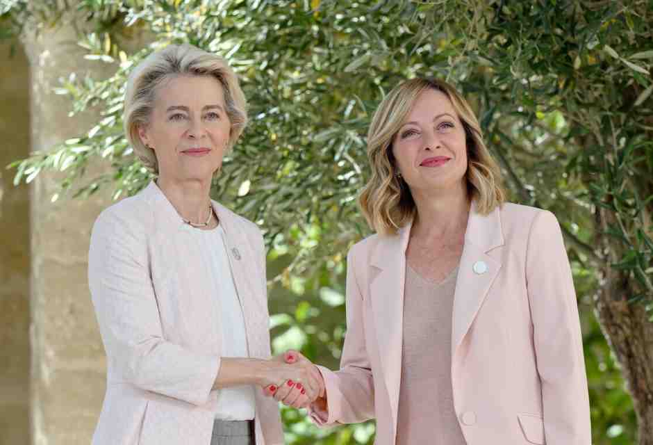 &nbsp;Giorgia Meloni e Ursulal von der Leyen - foto Ansa