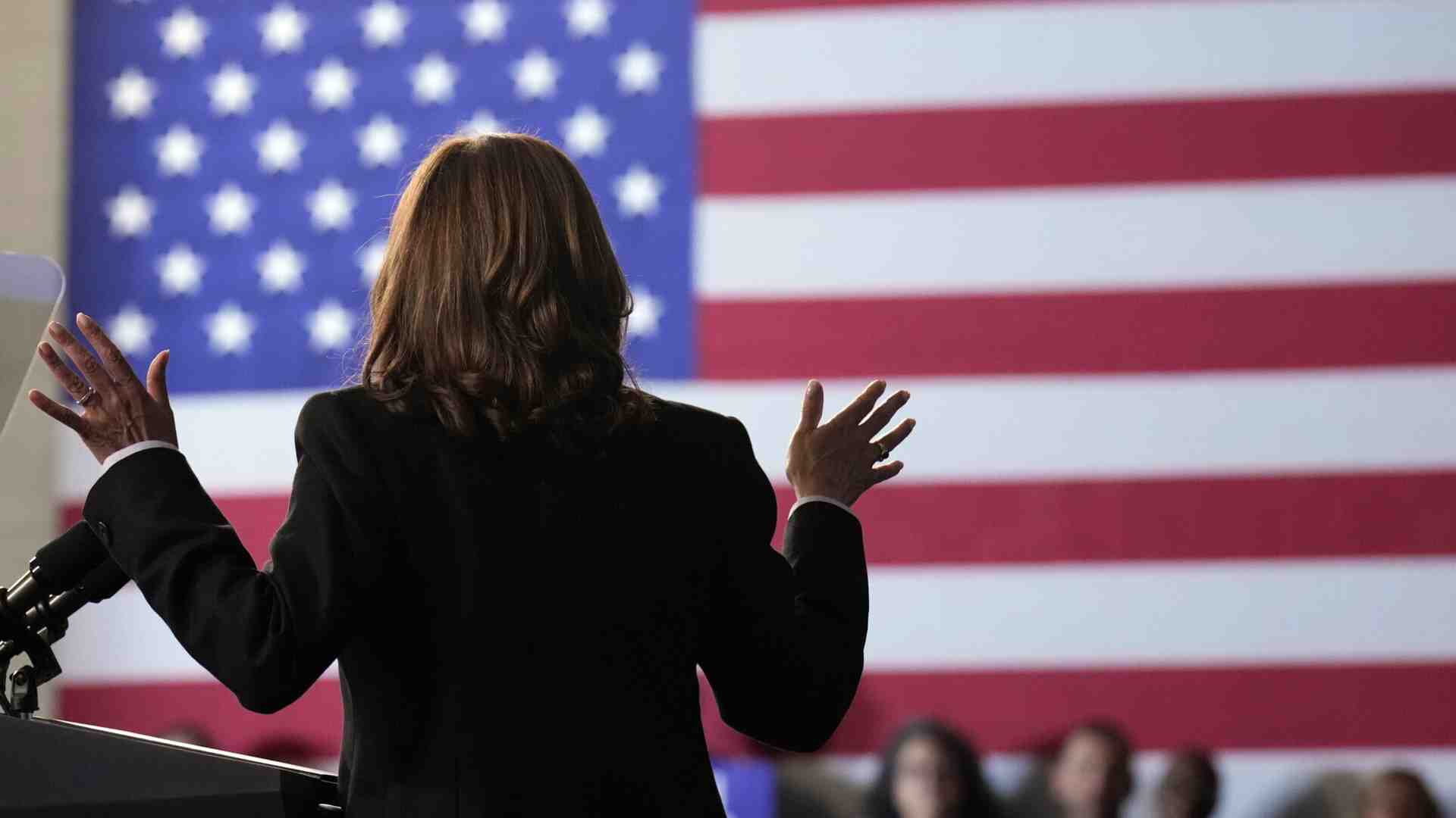 Immagine di La marcia improvvisata ma potente di Kamala Harris