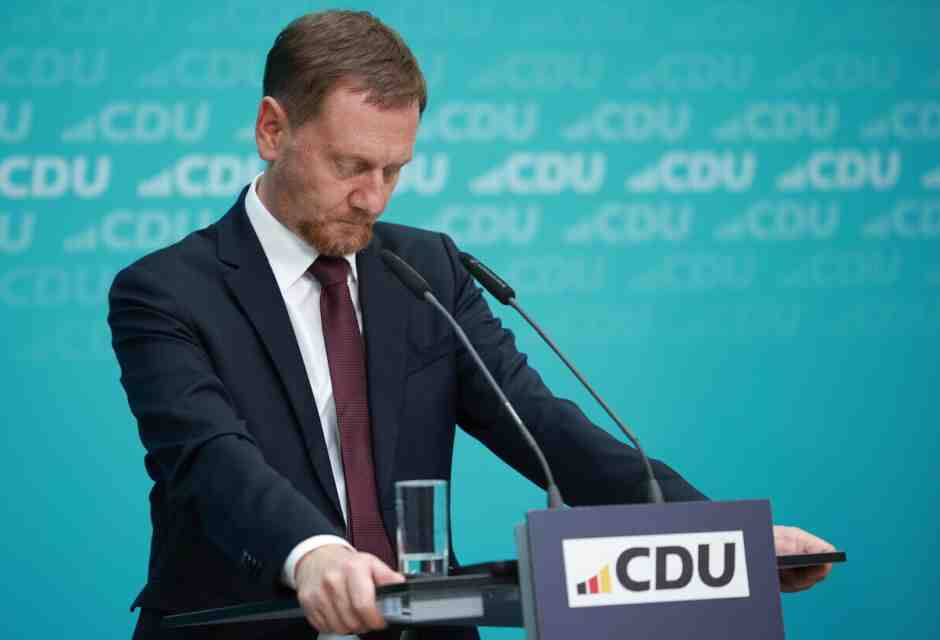 &nbsp;Michael Kretschmer, il candidato in Sassonia per la Cdu - foto Ansa