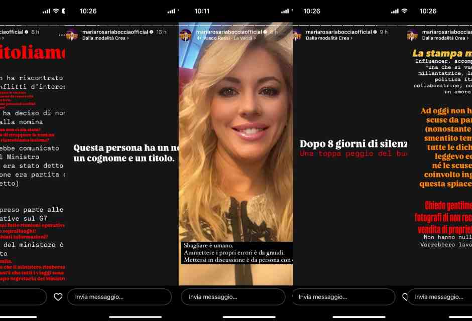 Boccia sconfessa Meloni e Sangiuliano: "Non ho mai pagato niente". E pubblica i documenti del G7 riservati