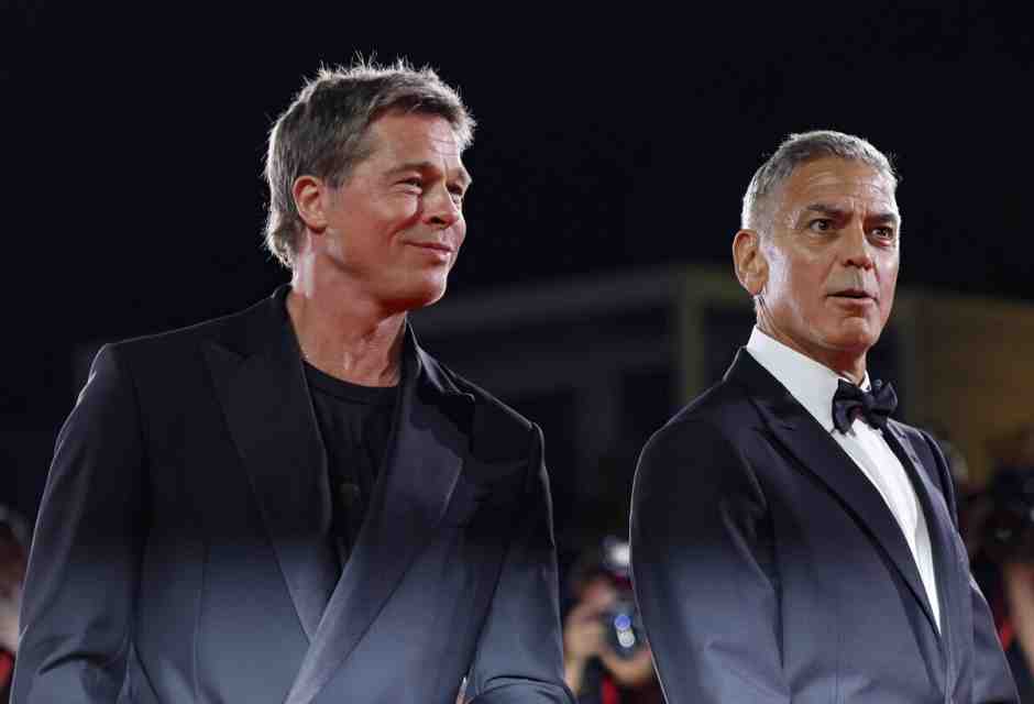 Brad Pitt George Clooney - foto Ansa
